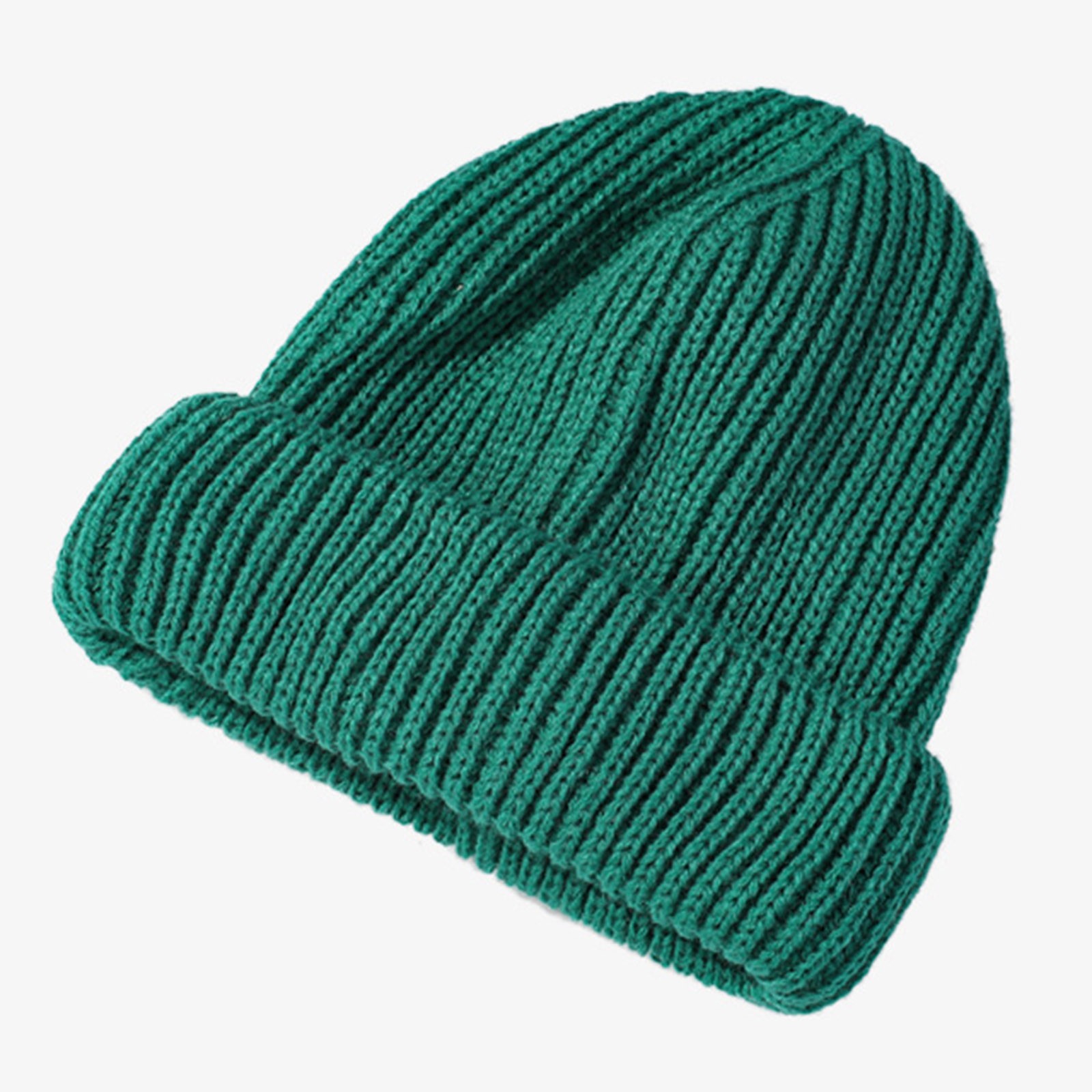 thumbnail image 2 of Gorro de invierno de punto de lana para mujer: forro grueso, orejeras plegables, talla única, estilo informal para climas fríos, 2 of 4
